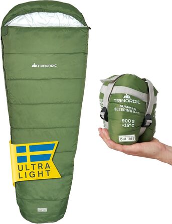 Спальний мішок Trinordic 900g Ultraleicht XL – легкий, компактний, для кемпінгу, хайкінгу та байкпакінгу