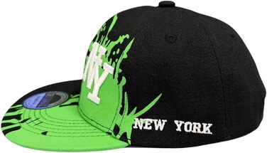 Дитяча кепка SNAPBACK USA для підлітків, кепка-бейсболка, спортивна кепка NY Splash Green (універсальний розмір)