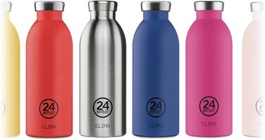 Термобутилка 24Bottles Clima з нержавіючої сталі, герметична, 330/500/850 мл, екологічна, зберігає тепло до 12 годин і холод до 24 годин