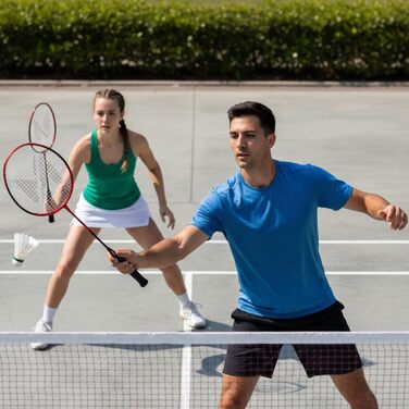 Набір для бадмінтону на 2 гравці: легкі та міцні ракетки, сумка в комплекті