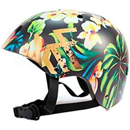 Дитячий мультиспортивний шолом Tropic Flower, захисний, для велосипеду, скейтборду та роликів