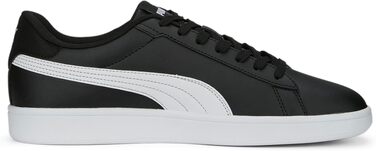Кросівки Puma Smash 3.0 LS унісекс, чорні з білим (Puma Black/White), розмір 43 EU