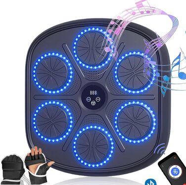 Розумний музичний боксерський тренажер Sunshine Smile, настінний, підтримка Bluetooth, налаштування швидкості, Liteboxer, боксерський апарат з музикою для фітнесу