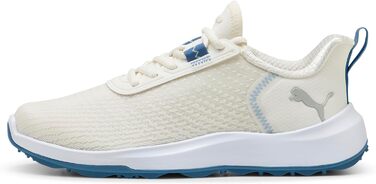 Жіноче golf-взуття PUMA Ignite Elevate X - кросівки для гольфу (38 EU, білий/блакитний)