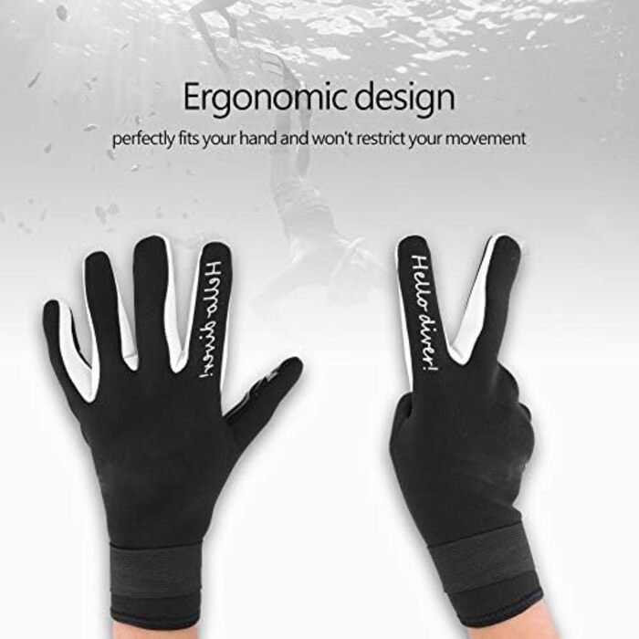 Рукавички для дайвінгу VGEBY1, 2 мм, неопрен, 5 пальців, для дайвінгу та водних видів спорту, чорні, розмір L