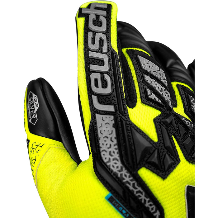 Воротарські рукавички Reusch Attrakt Freegel Silver: дихаючі, для чоловіків та жінок, підходять для будь-якої погоди та поверхні поля