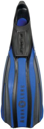 Ласти Aqualung Stratos 3 для дорослих, універсальні, без п'ятки, гідродинамічні, з нековзкою підошвою, для дайвінгу, розмір 38/39, чорні