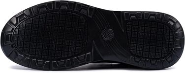 Водонепроникне взуття LARNMERN для чоловіків: спортивне, кухонне, туристичне, повсякденне, фітнес (43 EU, широка колодка, чорно-синій)