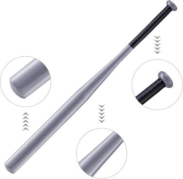 Сталевий бейсбольний м'ят - 82 см. Міцний м'ят для бейсболу та софтболу, ідеальний для тренувань та хобі. Підходить для аматорів та спортсменів