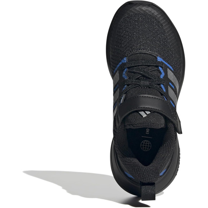 Дитячі кросівки adidas Fortarun 2.0 - чорний, сріблястий, royal blue (28.5 EU)