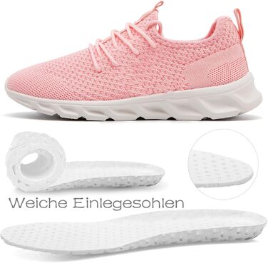Жіночі кросівки для бігу та активного відпочинку. Стильні рожеві кросівки для занять спортом та прогулянок (42 EU)