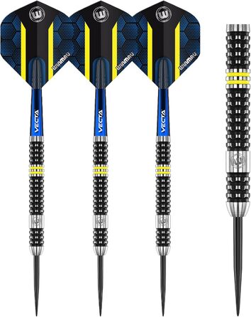 WINMAU Paul Nicholson 22 г вольфрамові професійні дротики з насадками та оперенням