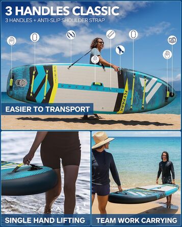 Надувна SUP-дошка Flypark Fishing&Family 3,5 м, 195 кг, з камеротримачем і ременем, екстра широка, для риболовлі та сімейного відпочинку