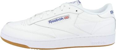Кросівки Reebok Club C 85 для чоловіків, білі (45 EU, Intense White Royal Gum)