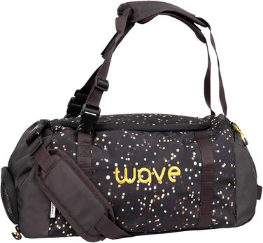 Спортивна сумка Wave Infinity 2-в-1, чорна, 23 л, для хлопців та дівчат з 5 класу