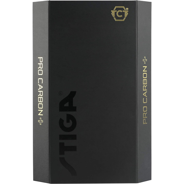 Професійна ракетка для настільного тенісу STIGA Pro Carbon, універсальна, для дорослих, червоно-чорна, комплект з двома ракетками