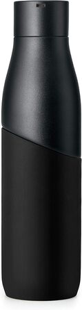 Пляшка для води LARQ Movement PureVis 950 мл, легка, неізольована, з нержавіючої сталі, з УФ-очищенням, багаторазова, для подорожей, чорна