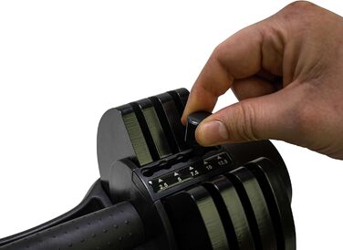 Регульована гантеля Tunturi Selector до 12,5 кг, крок 2,5 кг