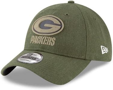 Кепка New Era 9Twenty Salute to Service Green Bay Packers (Зелена)