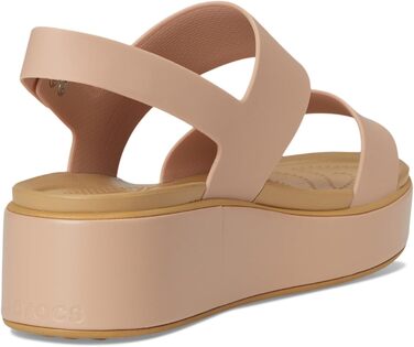 Чобочки Crocs Brooklyn Low Wedge для жінок (41/42 EU, Рожево-карамельний)