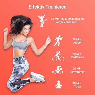 Фітнес і масажний хулахуп Fitleap, обруч для дорослих і дітей, 8-сегментний розбірний обруч