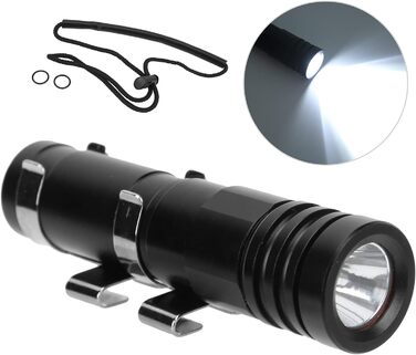 Ліхтар для дайвінгу Alomejor, водонепроникний LED ліхтар-лампа для підводного спорту, кемпінгу