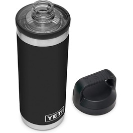 Термобутилка YETI Rambler з кришкою Chug, чорна, 532 мл