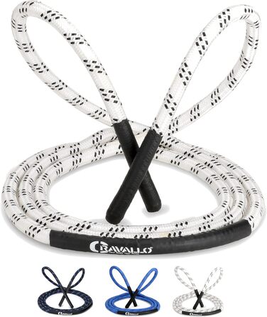 Скакалка Cravallo® Springseil I 3 метри Fatburner Speed Jumping Rope для дорослих, професійна скакалка для боксу, витривалості, MMA, HIIT, чорна, синя, біла