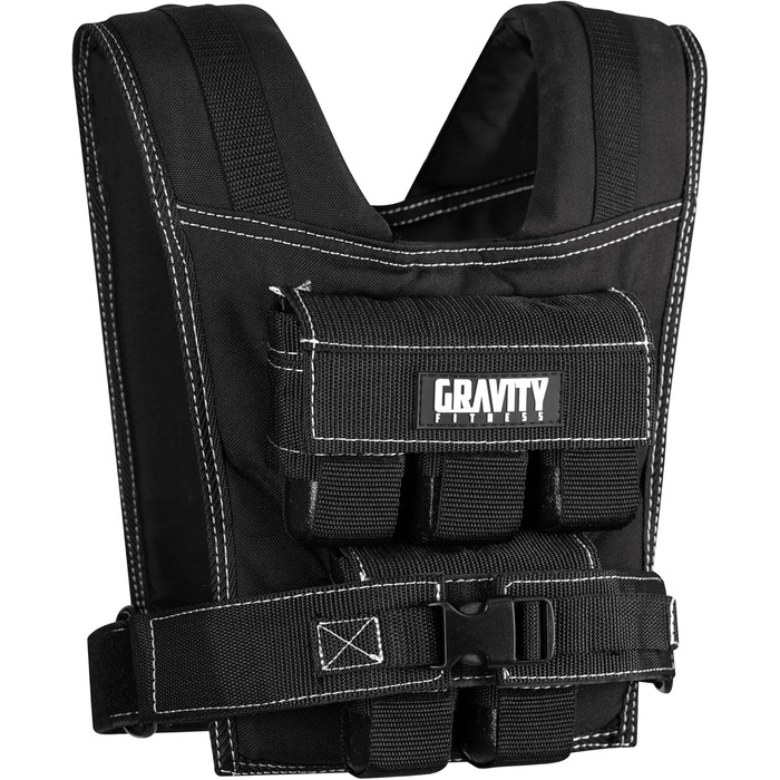 Утяжелитель Gravity Fitness 20/30 кг – регульований жилет для фітнесу, кросфіту, силових тренувань (10 кг)