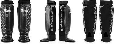 Захист гомілки та стопи Fairtex MMA, неопрен, чорний, L