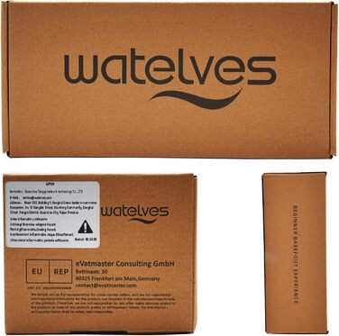 Взуття для ходьби без шкарпеток WateLves: чоловічі та жіночі мінімалістичні трейлранні кросівки, легкі, дихаючі, для фітнесу, 41 EU, чорний