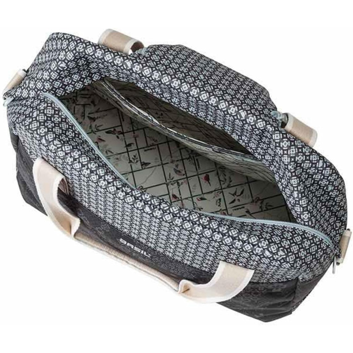 Велосипедний кошик Basil Classic Carry All Klickfix, 16 л, чорний, універсальний