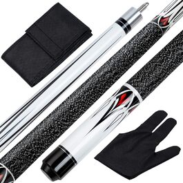 Біліардний кий Teekerwan 58 дюймів з клена, 19/20/21 oz, комплект, 2-х частинний, 20 oz