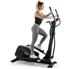 Еліптичний тренажер Kraftfit для дому, 20 кг маховик, 12 програм, Bluetooth, сумісний з Kinomap, чорний