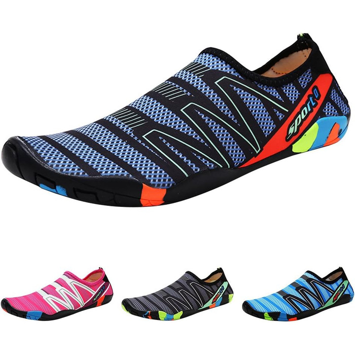 Чоловічі та жіночі аквашузи для плавання та відпочинку на пляжі, дихаючі, з антиковзким покриттям, швидко сохнуть, розмір 44 EU, колір зелений