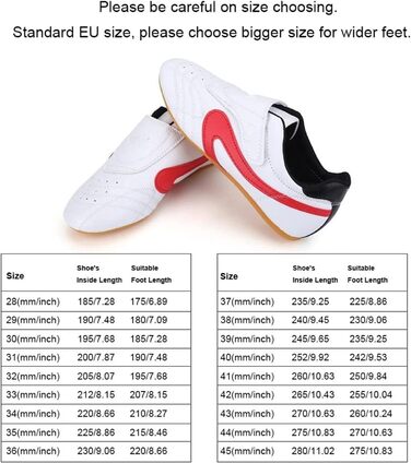 Таекундо - спортивні кросівки, унісекс, дихаючі, для боксу, кунг-фу, тай-чі, фітнесу, гімнастики, легкі, для дітей та дорослих (36 - білий та червоний)