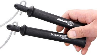 BAY® Miami 280 професійний сталевий скакалка, швидкісна, з регулюванням довжини, для боксу, фітнесу, кікбоксингу, Муай Тай, для дітей та дорослих