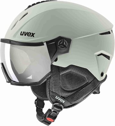 Шолом гірськолижний uvex instinct visor з візором - для жінок та чоловіків - регульований розмір Oxid Green Matt 53-56 см