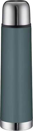Термос alfi isoTherm Eco 750 мл, нержавіюча сталь, бірюзовий, з кришкою-чашкою, герметичний, тримає тепло 12 годин, холод 24 години, BPA-free