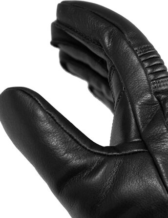 Гірськолижні рукавички Reusch унісекс зі шкіри, посилено утепленням (чорні, розмір 9)