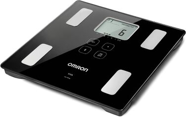 OMRON Viva – розумні ваги-аналізатор складу тіла з Bluetooth і додатком, вимірювання жирової маси, ваги, вісцерального жиру, м'язової маси, базового обміну та ІМТ; для 4 користувачів, тонометр з Bluetooth