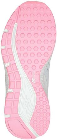 Кросівки Skechers Go Run Consistent Vivid Horizon для жінок (38.5 EU, біле шкіряне покриття з рожевими акцентами)
