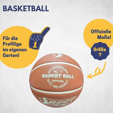 Баскетбольний м'яч Best Sporting №7 для вулиці, офіційна вага і розмір, міцний для дітей і дорослих, аксесуари для баскетболу
