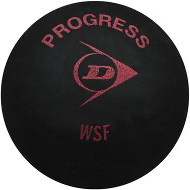 М'ячі для сквошу Dunlop Progress червоні, для любителів, 12 шт.