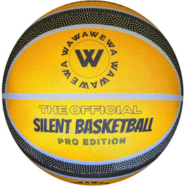 Безшумний баскетбольний м'яч WAWAWEWA Pro Edition, розмір 7, повітронепроникний, пінистий, для тихого дриблінгу, для залу та вулиці