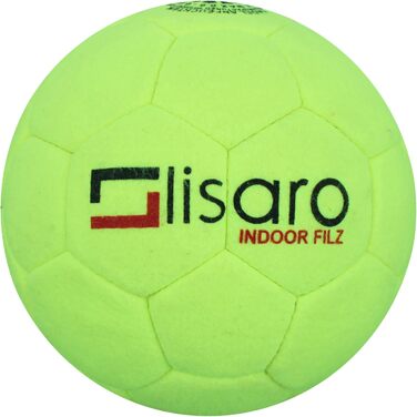 Lisaro Indoor Filz 2.0 футбольний м'яч для залу, розмір 5, ігровий заловий м'яч преміум-класу