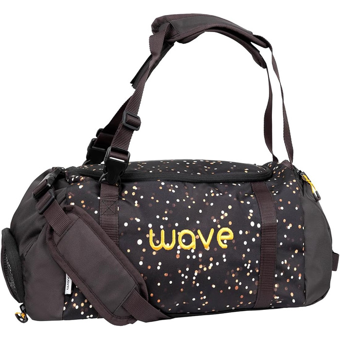 Спортивна сумка Wave Infinity 2-в-1, чорна, 23 л, для хлопців та дівчат з 5 класу