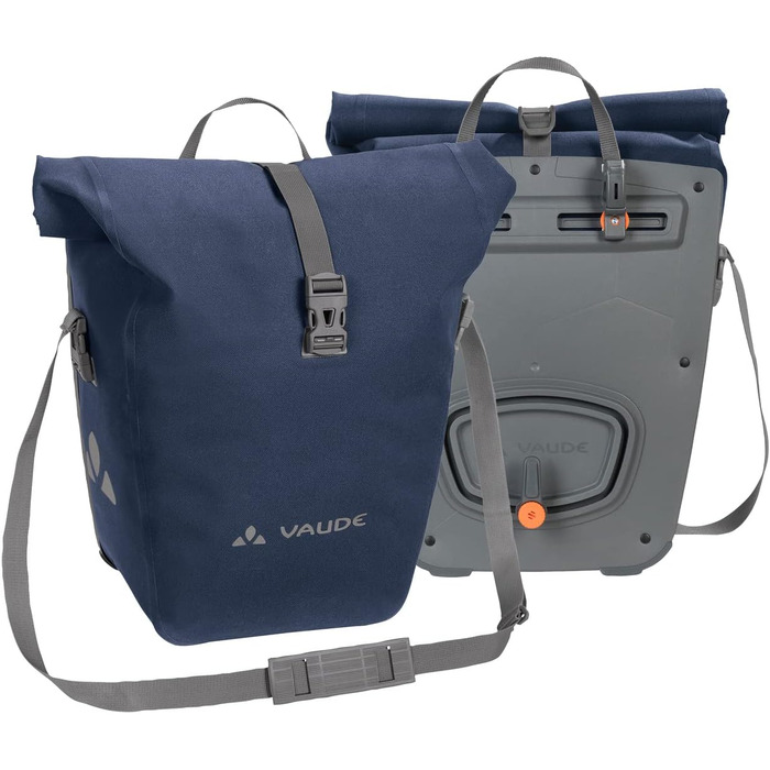 Велосумка VAUDE Aqua Back Deluxe, 2 задні, водонепроникні, 2×24 л, німецьке виробництво, синя