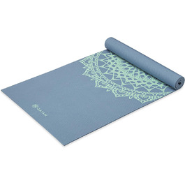 Йога мат Gaiam, 5 мм, нековзна, для йоги, пілатесу та тренувань на підлозі (172,7 x 61 x 5 мм)
