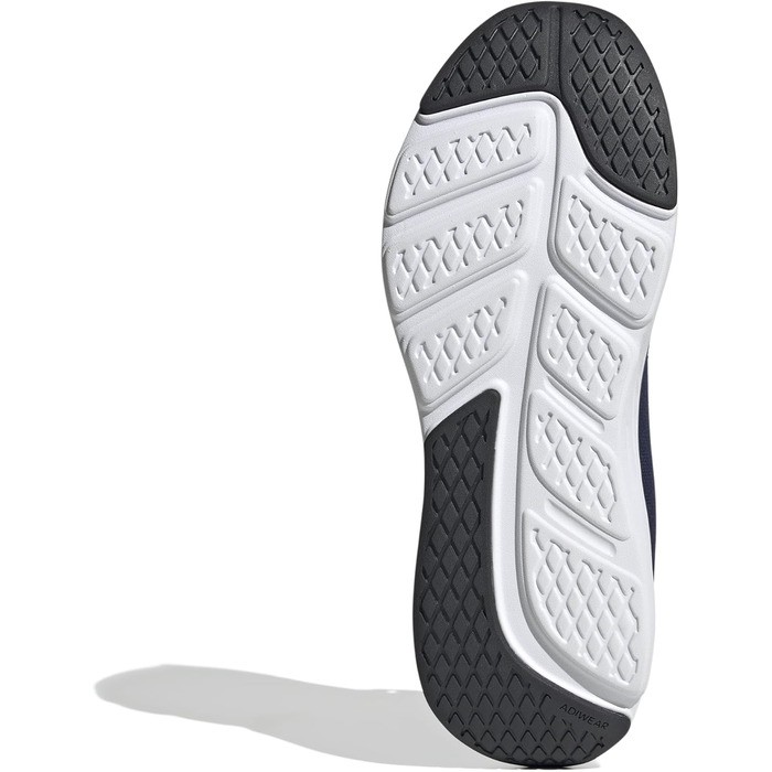 Чоловічі кросівки Adidas Cloudfoam GO Sock 44 EU, темно-синій, сріблястий, чорний